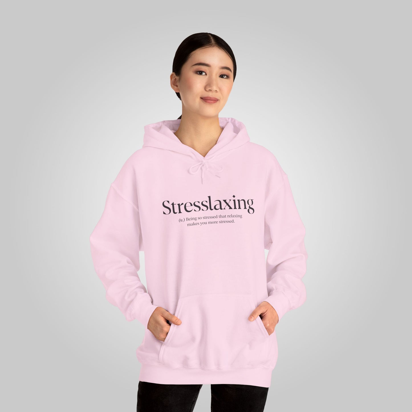 Stresslaxing Unisex Heavy Blend™ Hooded Sweatshirt - Funny Stress Hoodie, Relaxing Hoodie