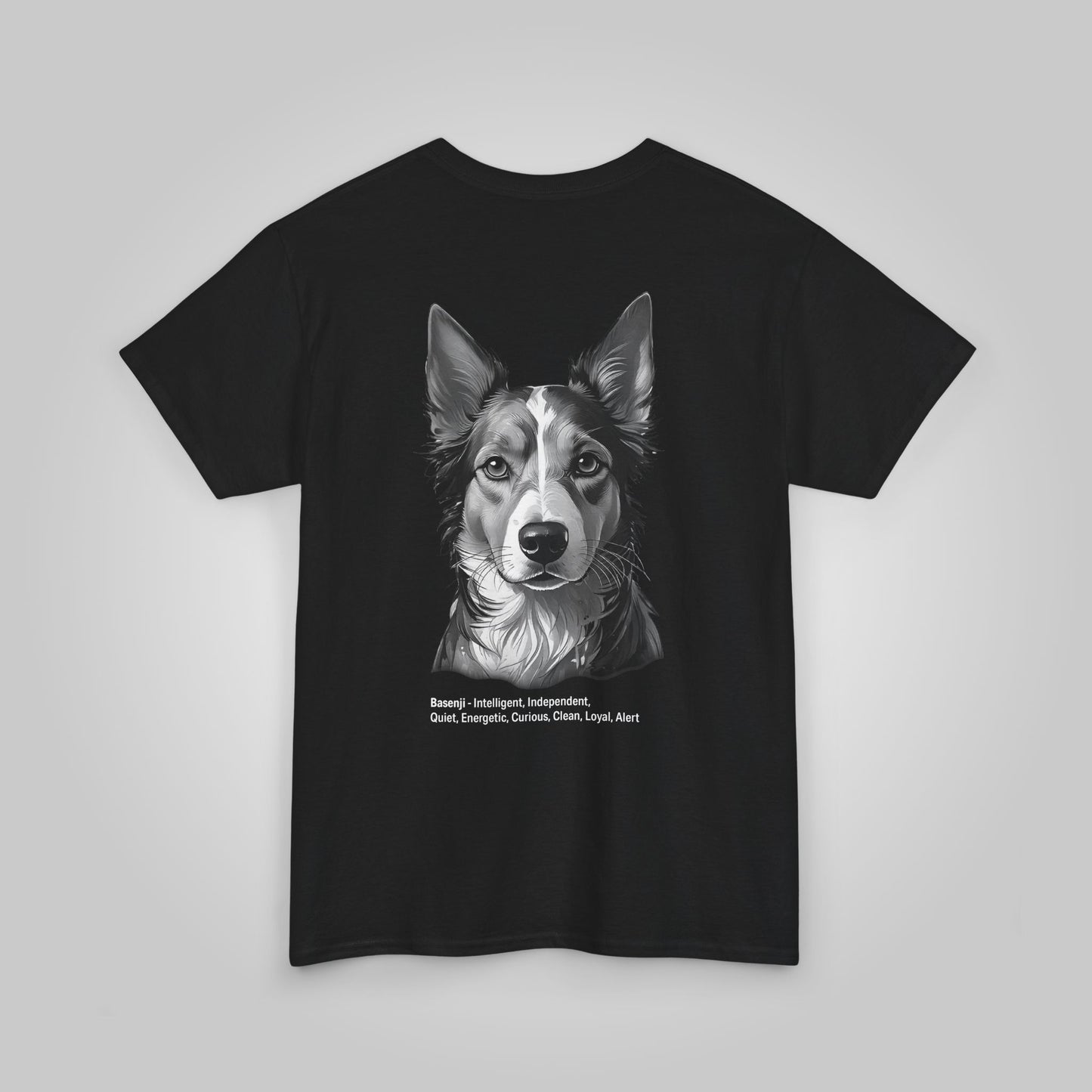 Basenji Dog Unisex Heavy Cotton Tee - Basenji Terrier Tee