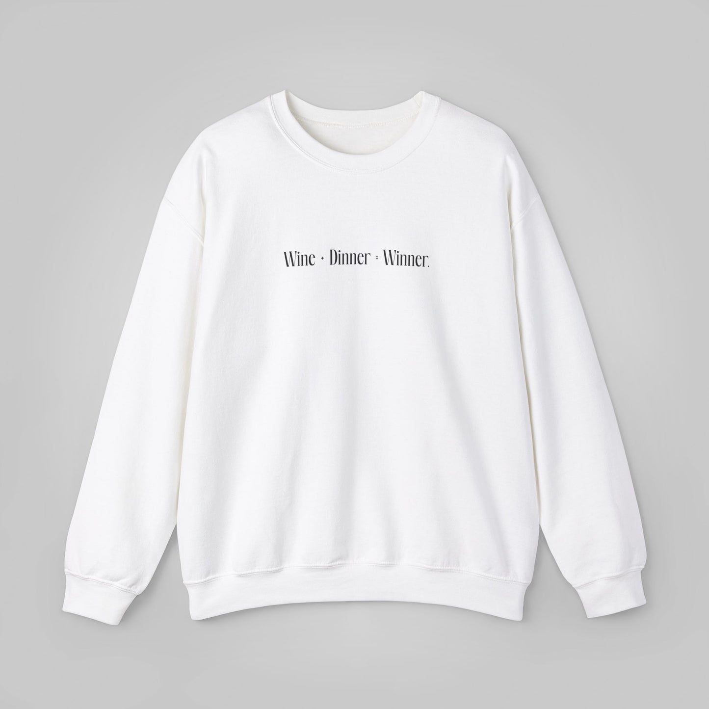 Wine+Dinner Unisex Heavy Blend™ Crewneck Sweatshirt - Winner Sweatshirt