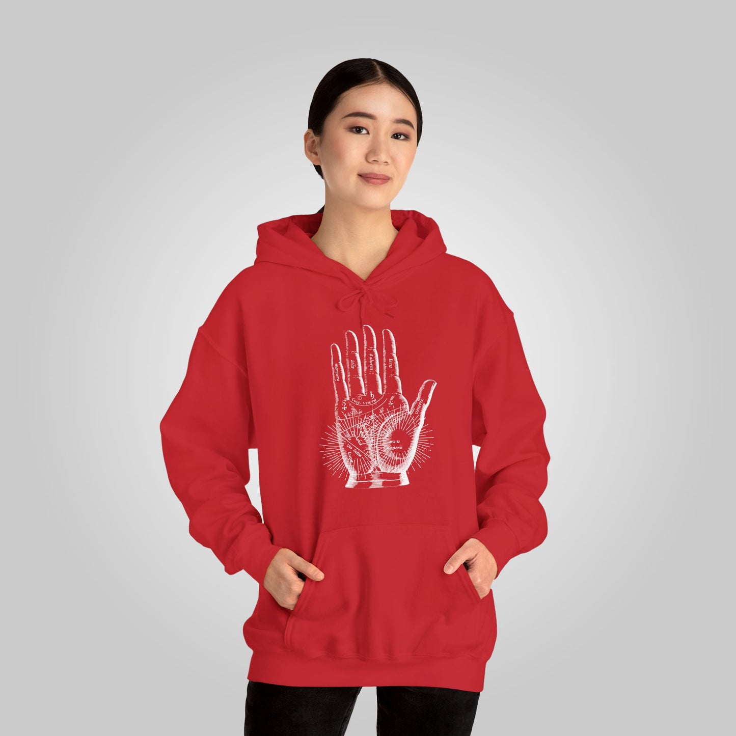 Halloween Hands of Destiny Unisex Heavy Blend™ Hooded Sweatshirt, Guided by Fate  Hoodie, Halloween Hoodie