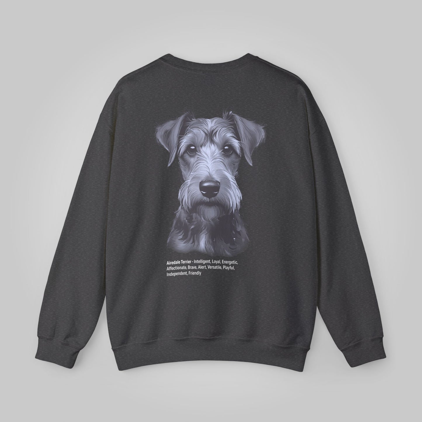 Airedale Terrier Dog Unisex Heavy Blend™ Crewneck Sweatshirt - Airedale Terrier Sweatshirt