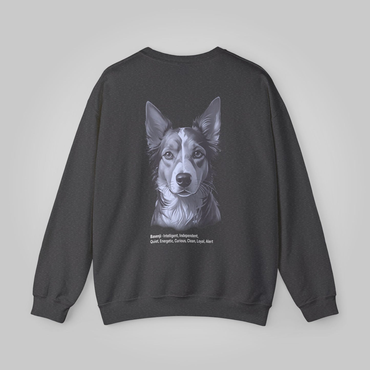 Basenji Dog Unisex Heavy Blend™ Crewneck Sweatshirt - Basenji Sweatshirt