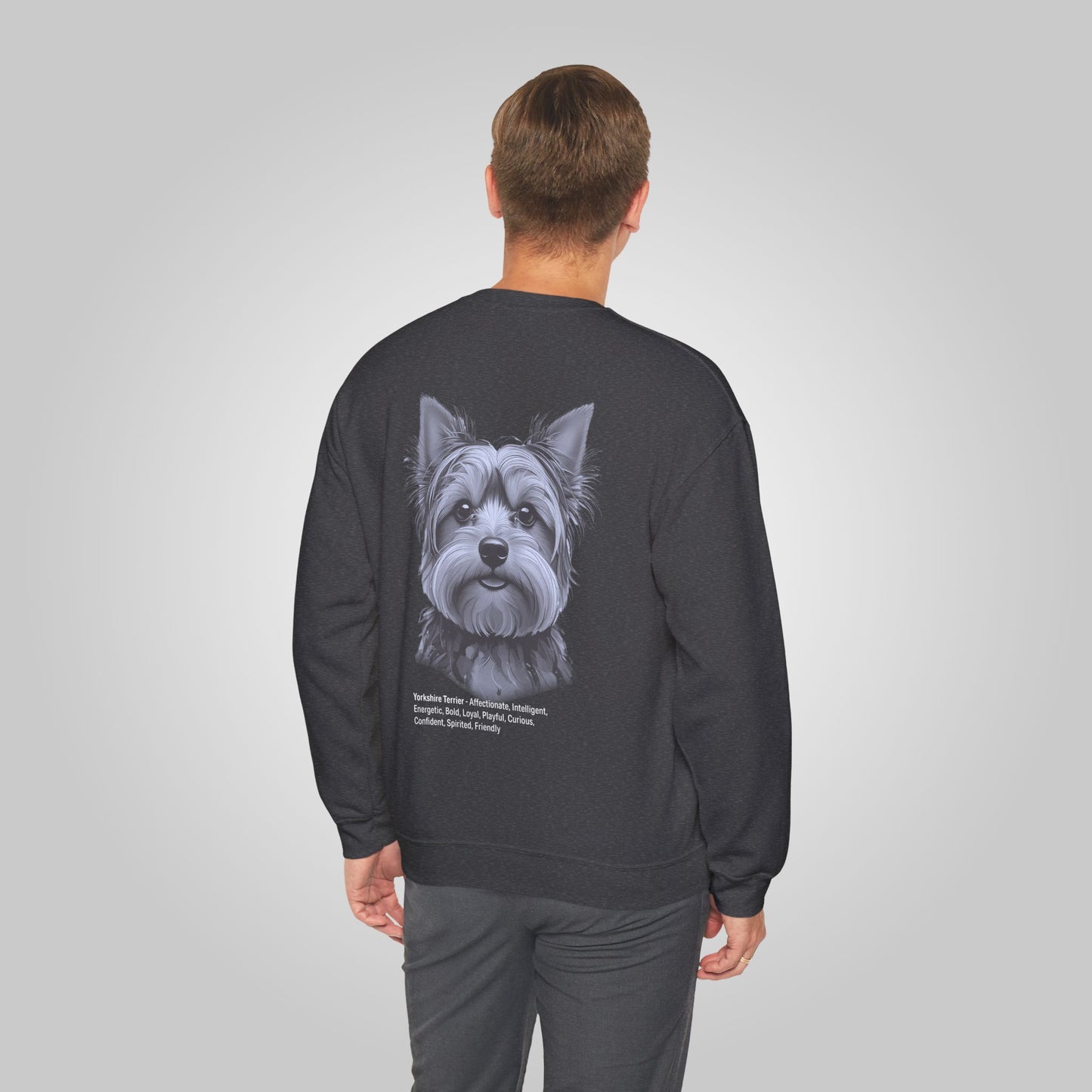 Yorkshire Terrier Dog Unisex Heavy Blend™ Crewneck Sweatshirt - Yorkshire Terrier Sweatshirt