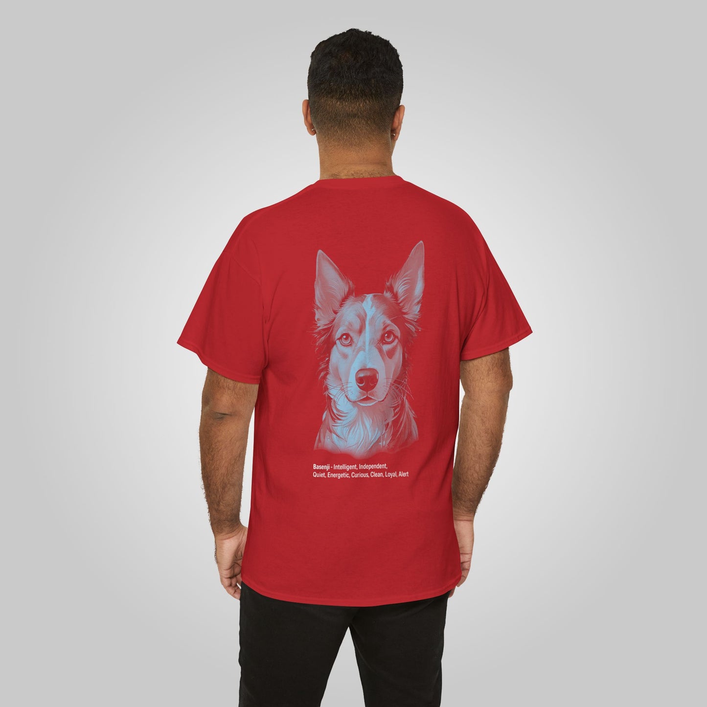 Basenji Dog Unisex Heavy Cotton Tee - Basenji Terrier Tee