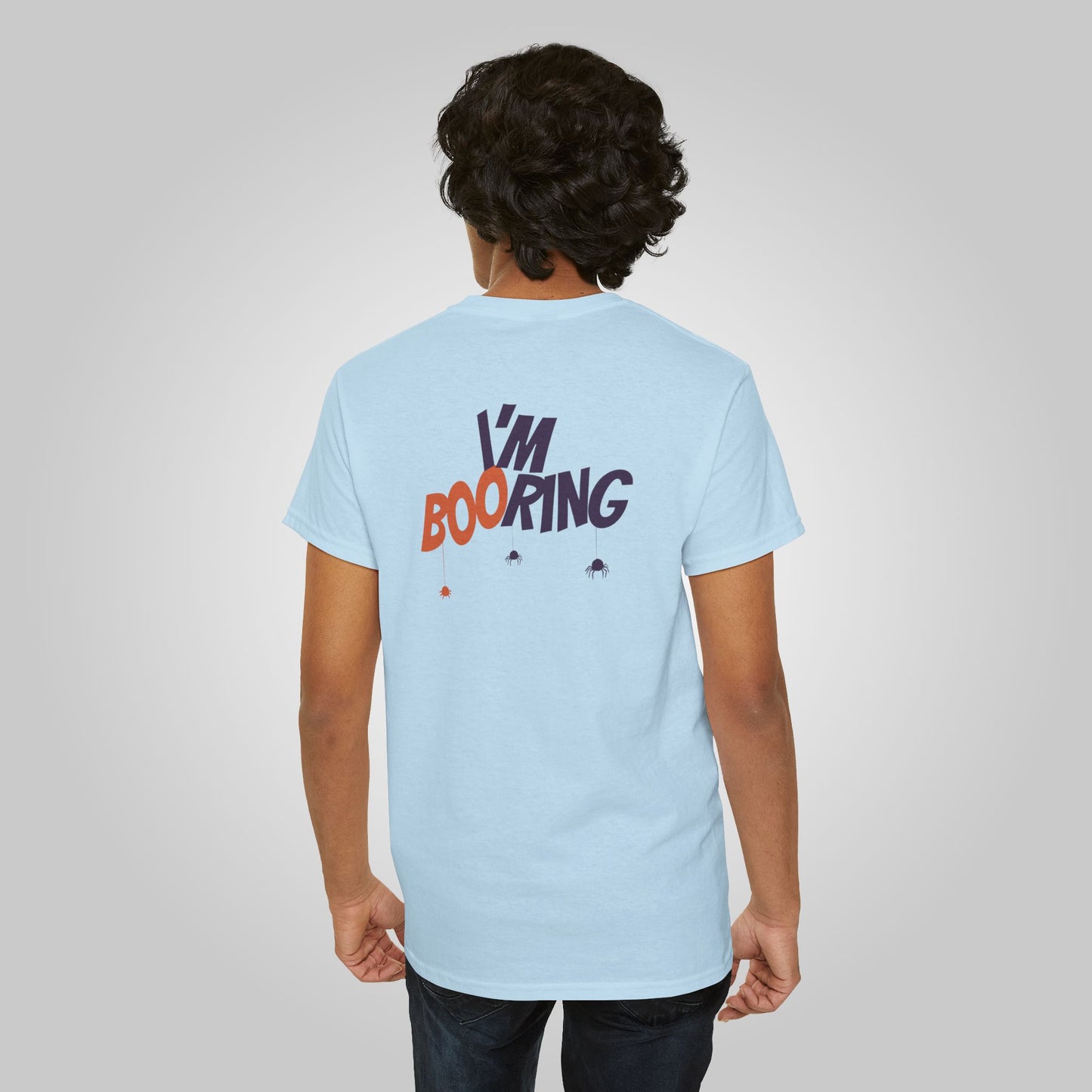 Halloween I am booring Unisex Heavy Cotton Tee, I am booring T-Shirt, Halloween Tee