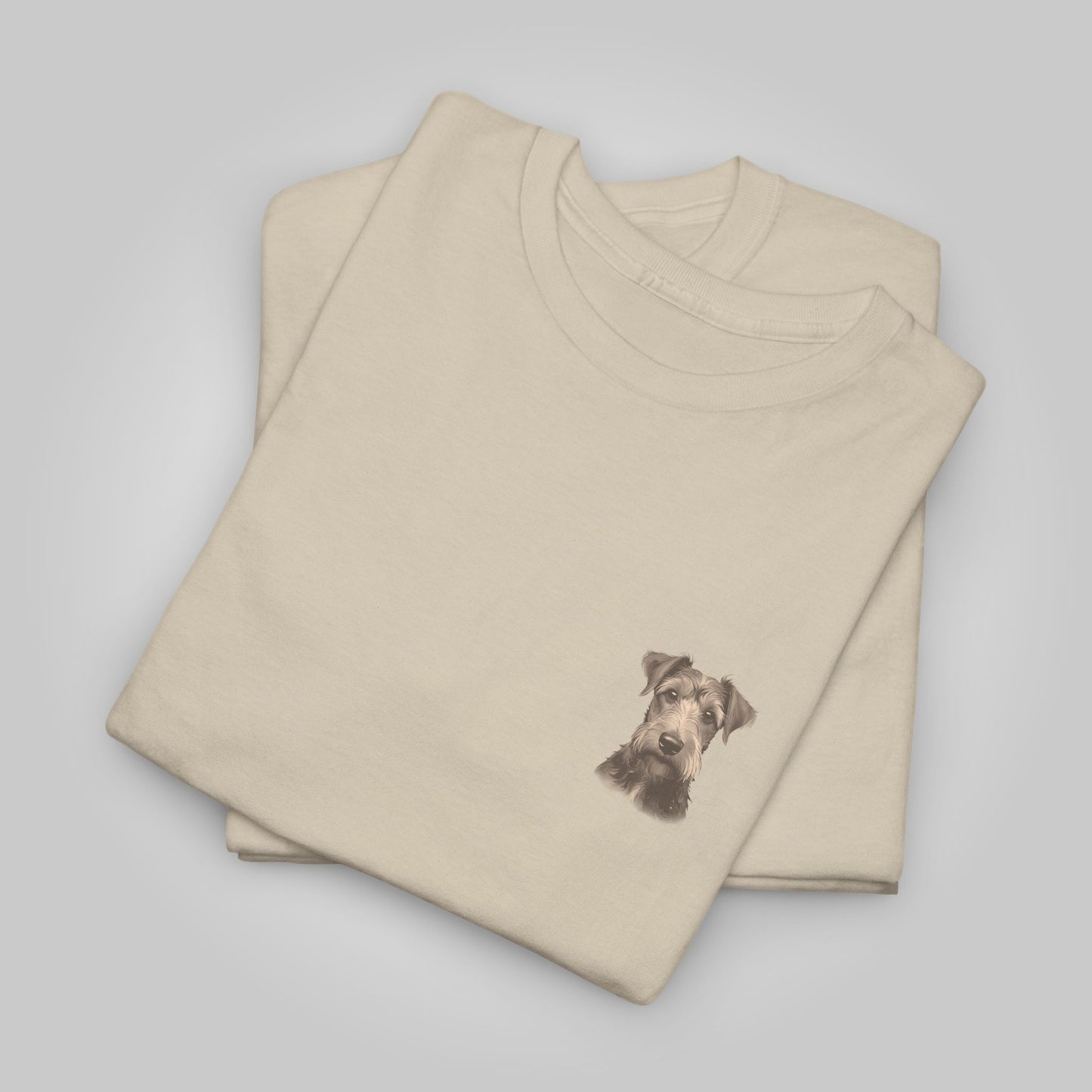 Airedale Terrier Dog Unisex Heavy Cotton Tee - Airedale Terrier Tee