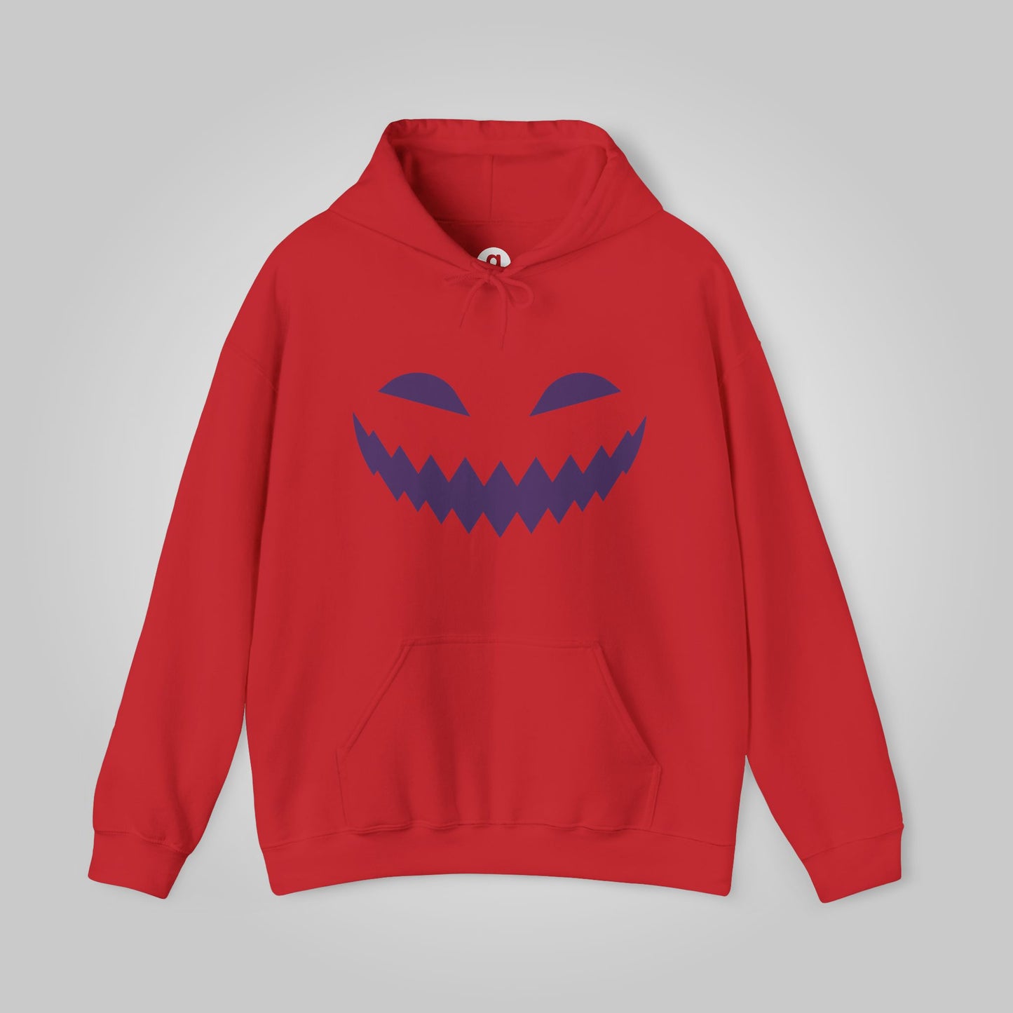 Halloween Pumpkin Smile Unisex Heavy Blend™ Hooded Sweatshirt, Gourd Glow Spooky Smile Hoodie, Halloween Hoodie