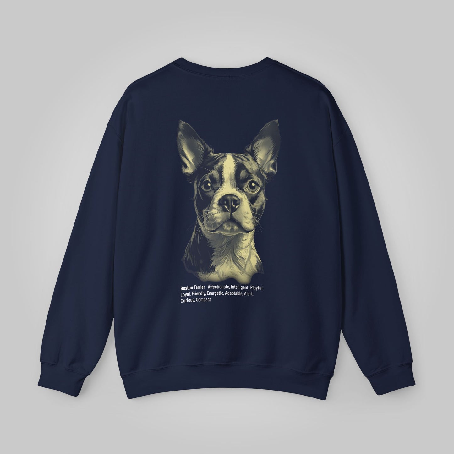 Boston Terrier Dog Unisex Heavy Blend™ Crewneck Sweatshirt - Boston Terrier Sweatshirt