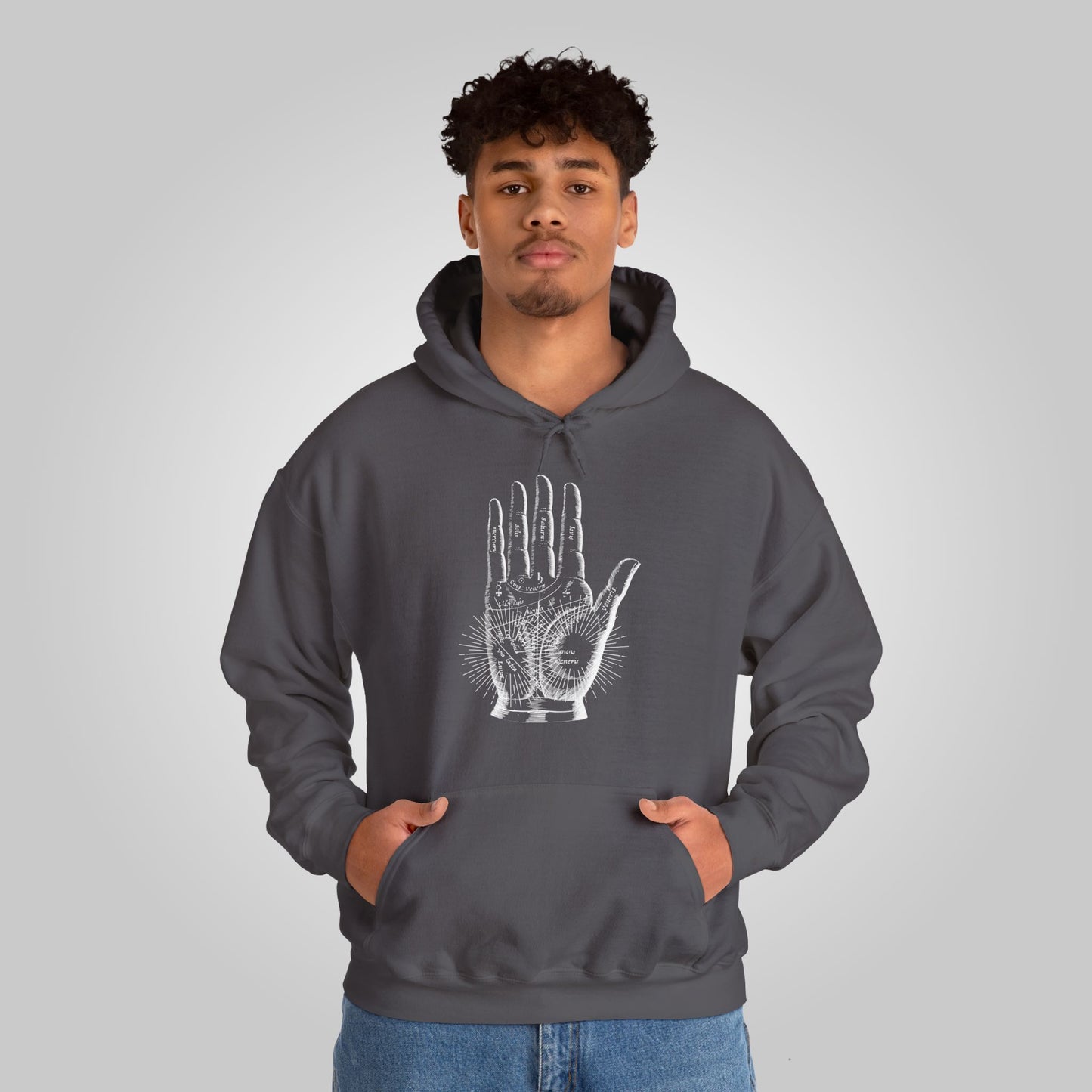 Halloween Hands of Destiny Unisex Heavy Blend™ Hooded Sweatshirt, Guided by Fate  Hoodie, Halloween Hoodie