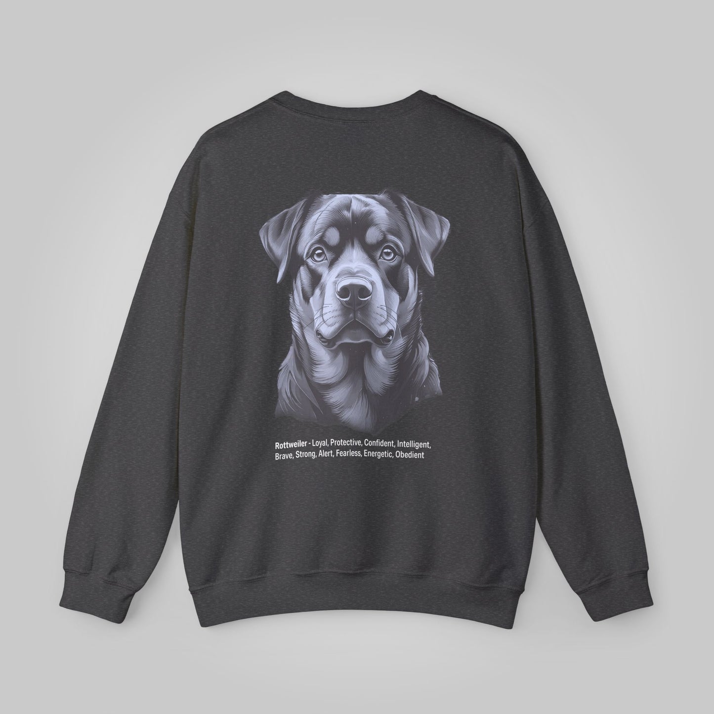 Rottweiler Dog Unisex Heavy Blend™ Crewneck Sweatshirt - Rottweiler Sweatshirt