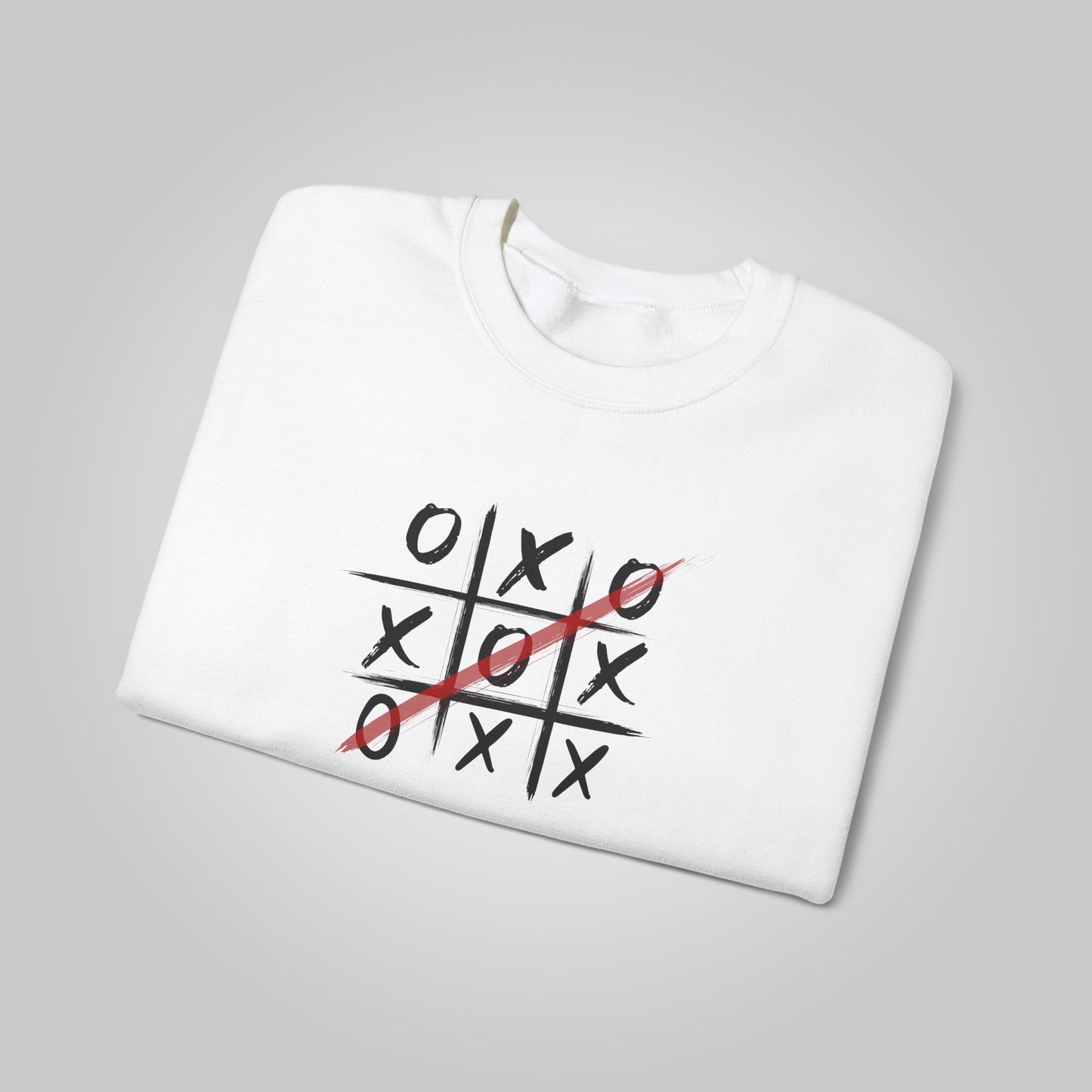 Tic-Tac-Toe Unisex Heavy Blend™ Crewneck Sweatshirt - Playful  Sweatshirt - Tic-Tac-Toe Sweatshirt