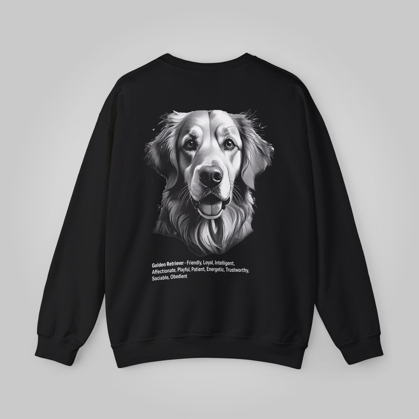 Golden Retriever Dog Unisex Heavy Blend™ Crewneck Sweatshirt - Golden Retriever Sweatshirt