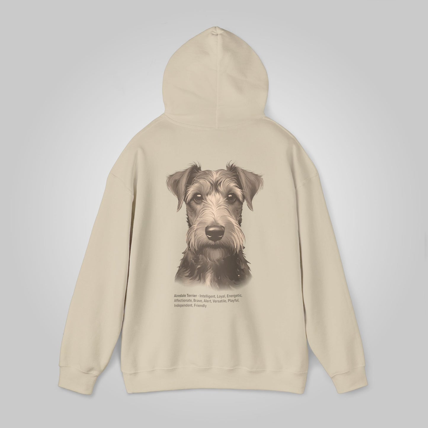 Airedale Terrier Dog Unisex Heavy Blend™ Hooded Sweatshirt - Airedale Terrier Hoodie