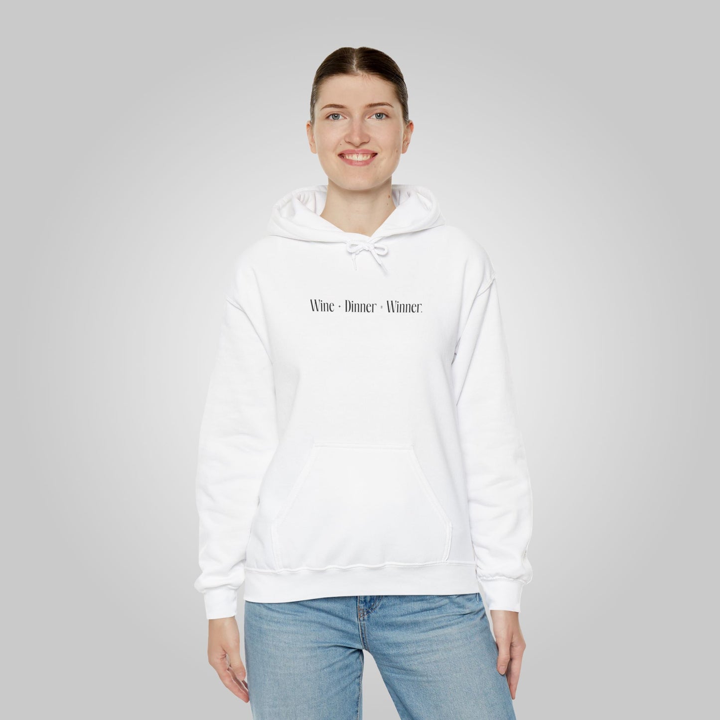 Wine+Dinner Unisex Heavy Blend™ Hooded Sweatshirt - Winner Hoodie