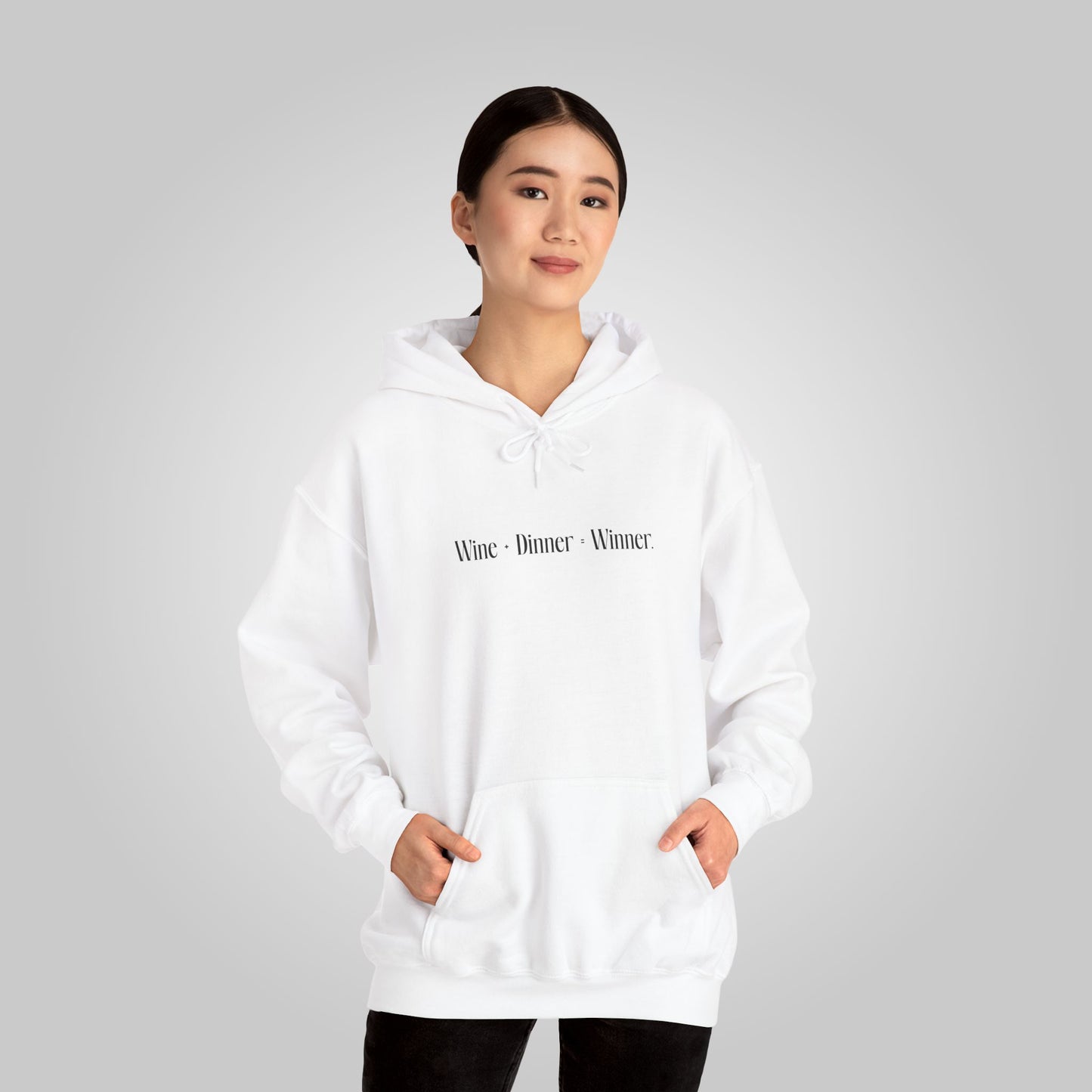 Wine+Dinner Unisex Heavy Blend™ Hooded Sweatshirt - Winner Hoodie