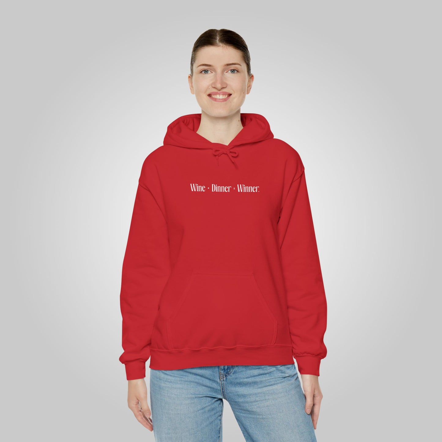 Wine+Dinner Unisex Heavy Blend™ Hooded Sweatshirt - Winner Hoodie