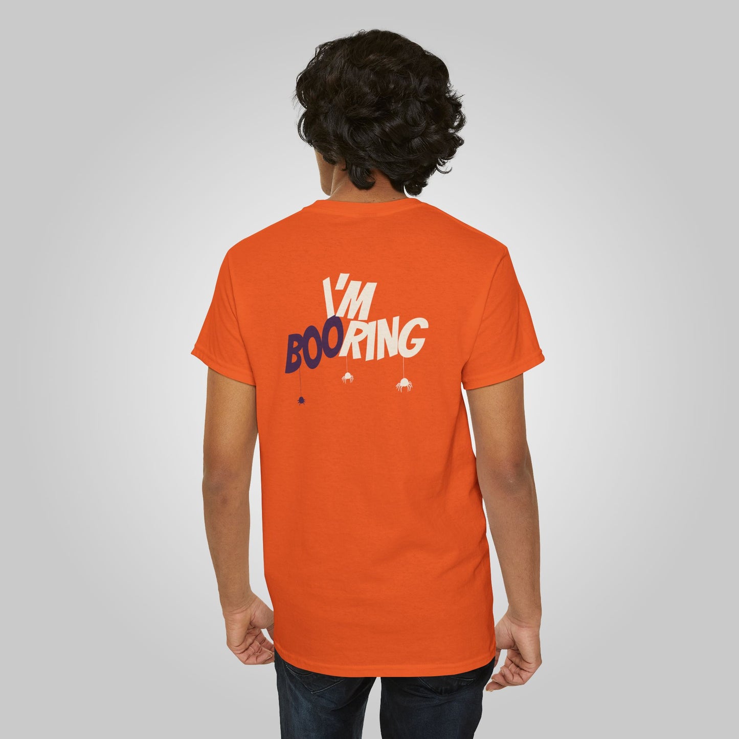 Halloween I am booring Unisex Heavy Cotton Tee, I am booring T-Shirt, Halloween Tee