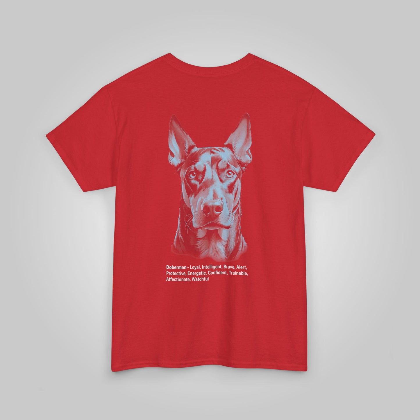 Doberman Dog Unisex Heavy Cotton Tee - Doberman Tee