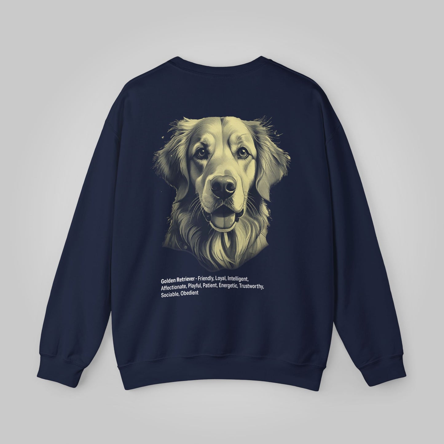 Golden Retriever Dog Unisex Heavy Blend™ Crewneck Sweatshirt - Golden Retriever Sweatshirt