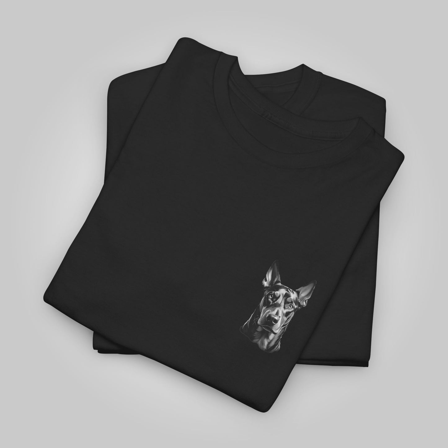 Doberman Dog Unisex Heavy Cotton Tee - Doberman Tee