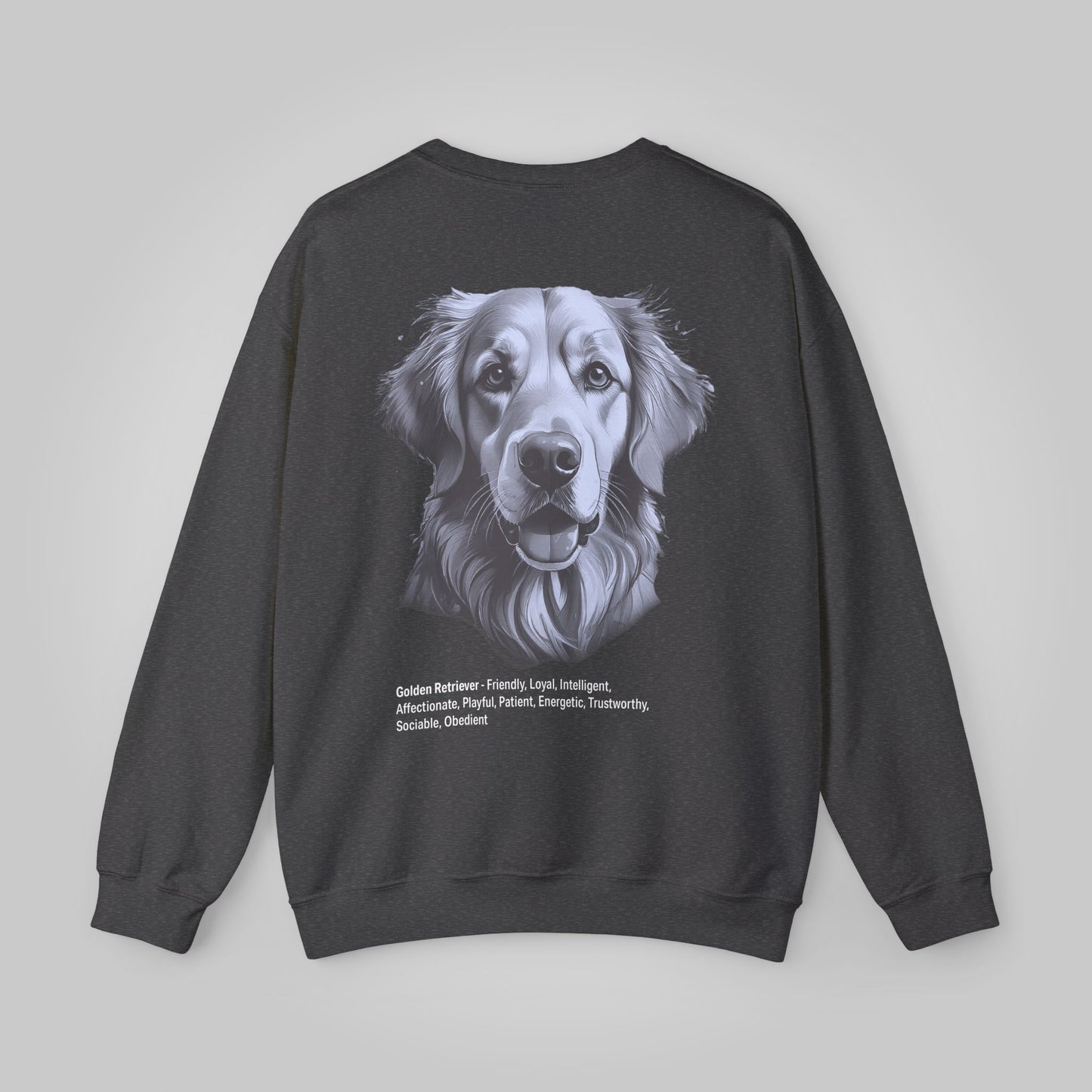 Golden Retriever Dog Unisex Heavy Blend™ Crewneck Sweatshirt - Golden Retriever Sweatshirt