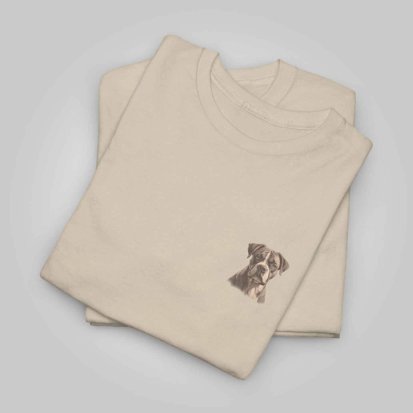 Boxer Dog Unisex Heavy Cotton Tee - Boxer Tee