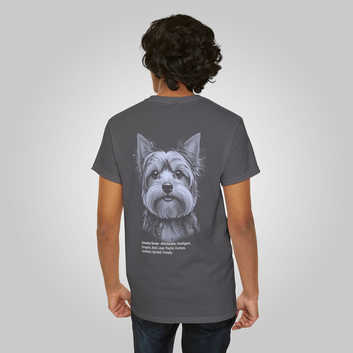 Yorkshire Terrier Dog Unisex Heavy Cotton Tee - Yorkshire Terrier Tee