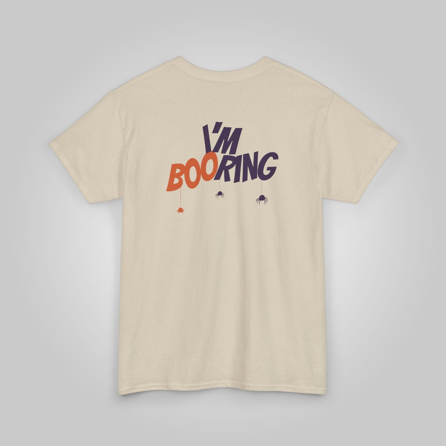 Halloween I am booring Unisex Heavy Cotton Tee, I am booring T-Shirt, Halloween Tee