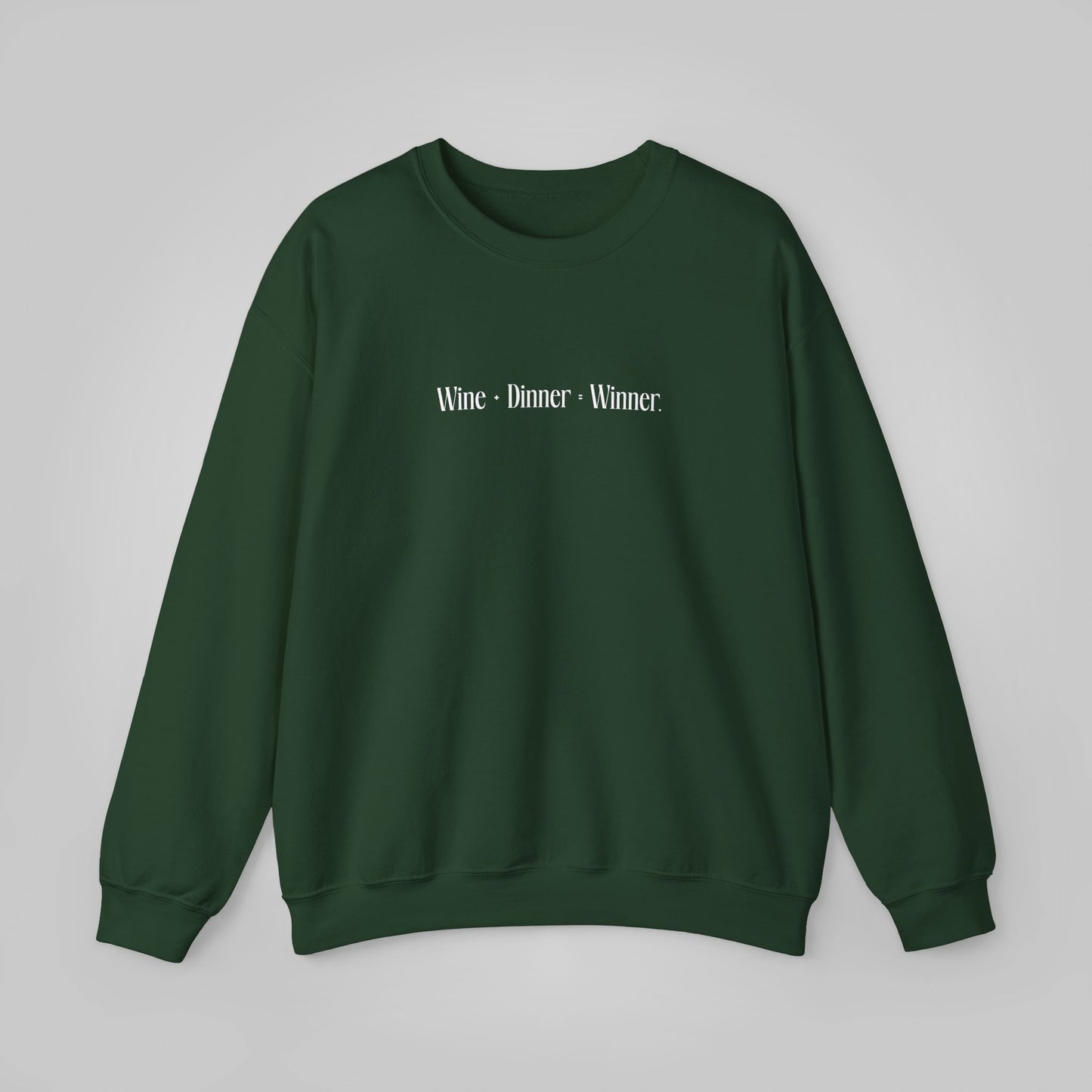 Wine+Dinner Unisex Heavy Blend™ Crewneck Sweatshirt - Winner Sweatshirt