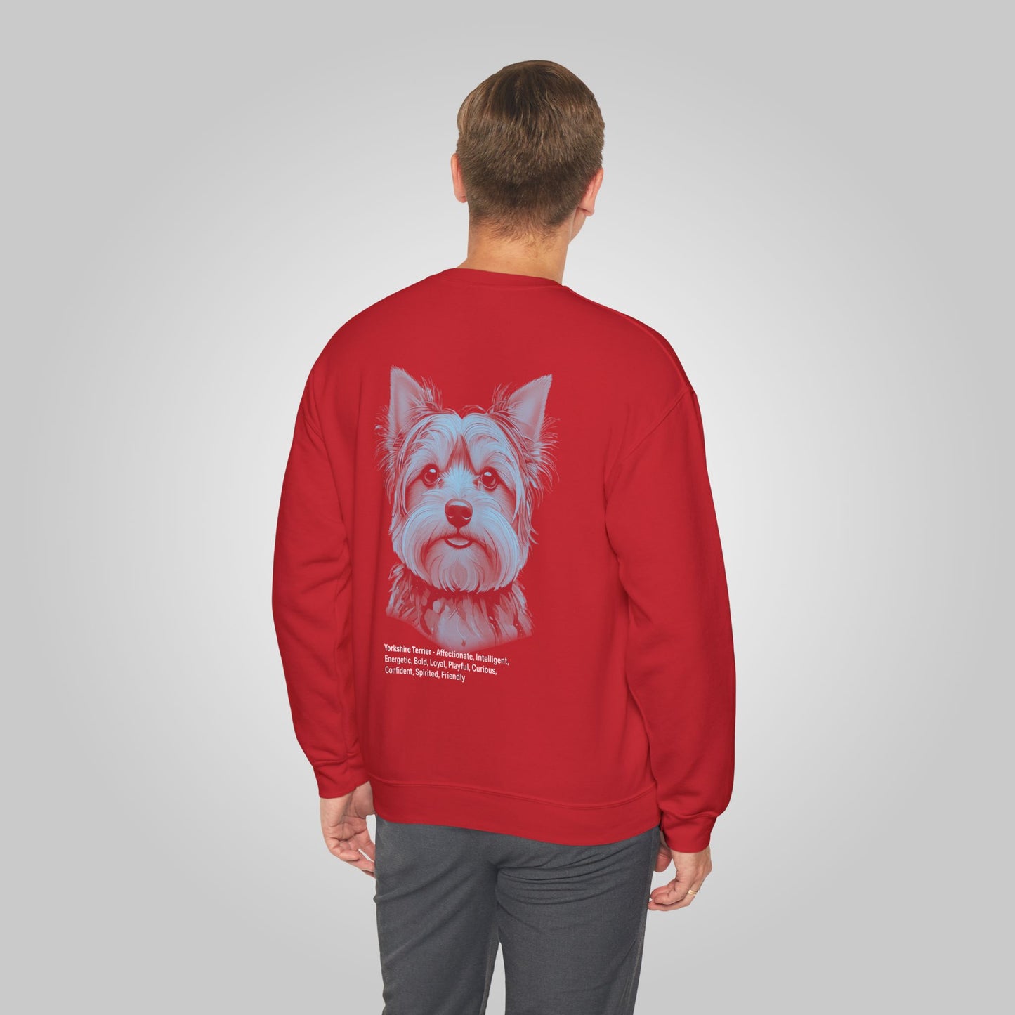 Yorkshire Terrier Dog Unisex Heavy Blend™ Crewneck Sweatshirt - Yorkshire Terrier Sweatshirt