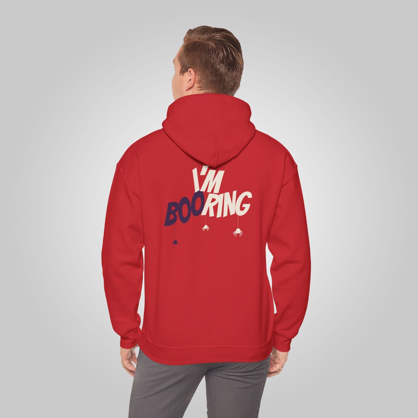 Halloween I am booring Unisex Heavy Blend™ Hooded Sweatshirt, I am booring Hoodie, Halloween Hoodie