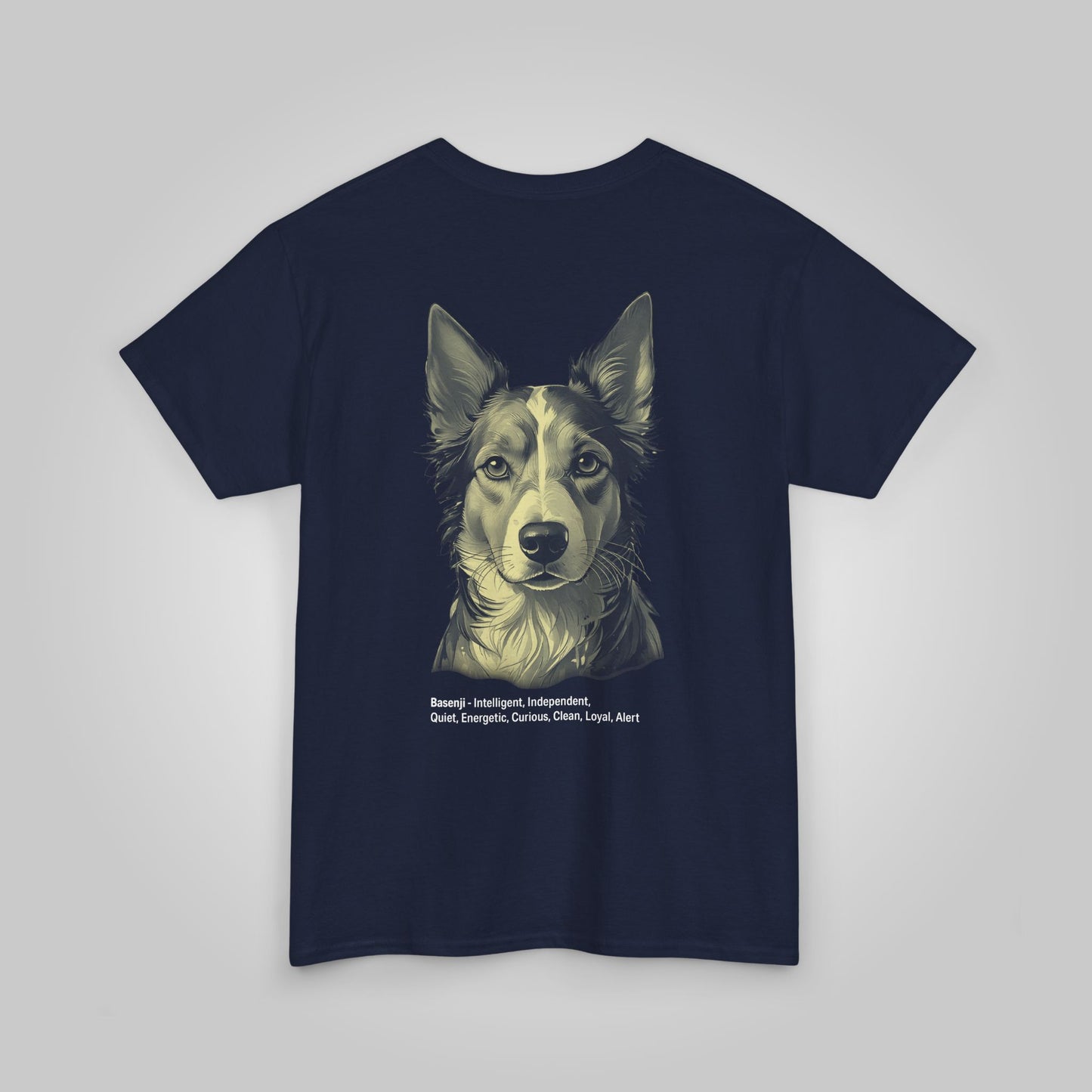 Basenji Dog Unisex Heavy Cotton Tee - Basenji Terrier Tee