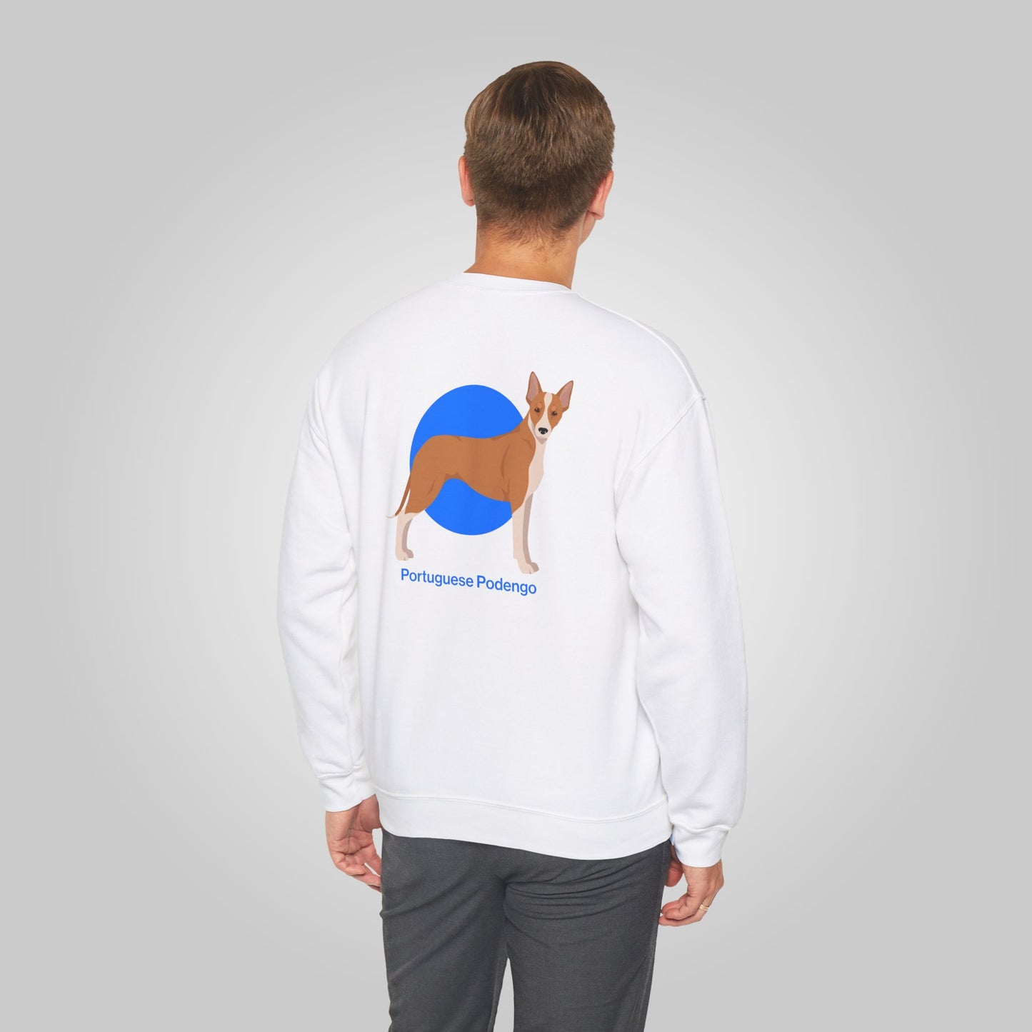 Portuguese Podengo Dog Unisex Heavy Blend™ Crewneck Sweatshirt - Portuguese Podengo Sweatshirt