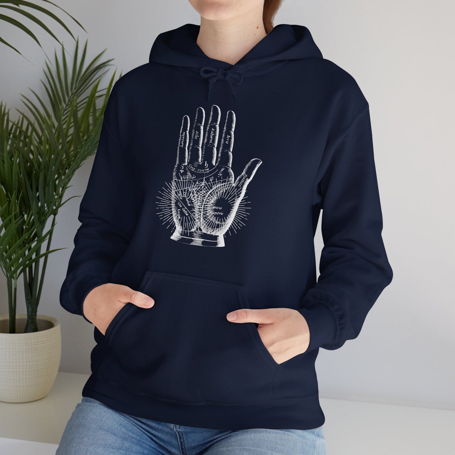 Halloween Hands of Destiny Unisex Heavy Blend™ Hooded Sweatshirt, Guided by Fate  Hoodie, Halloween Hoodie