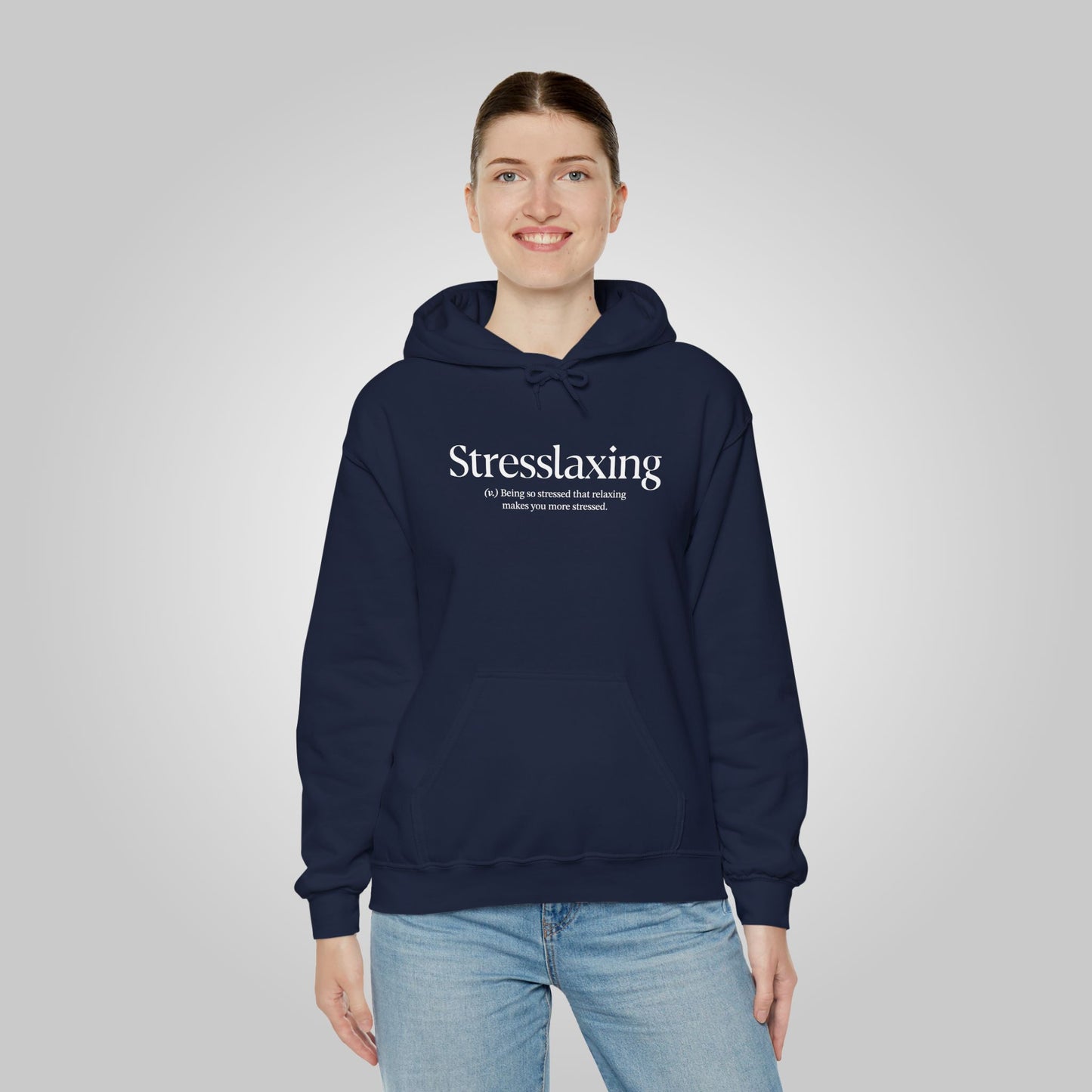 Stresslaxing Unisex Heavy Blend™ Hooded Sweatshirt - Funny Stress Hoodie, Relaxing Hoodie