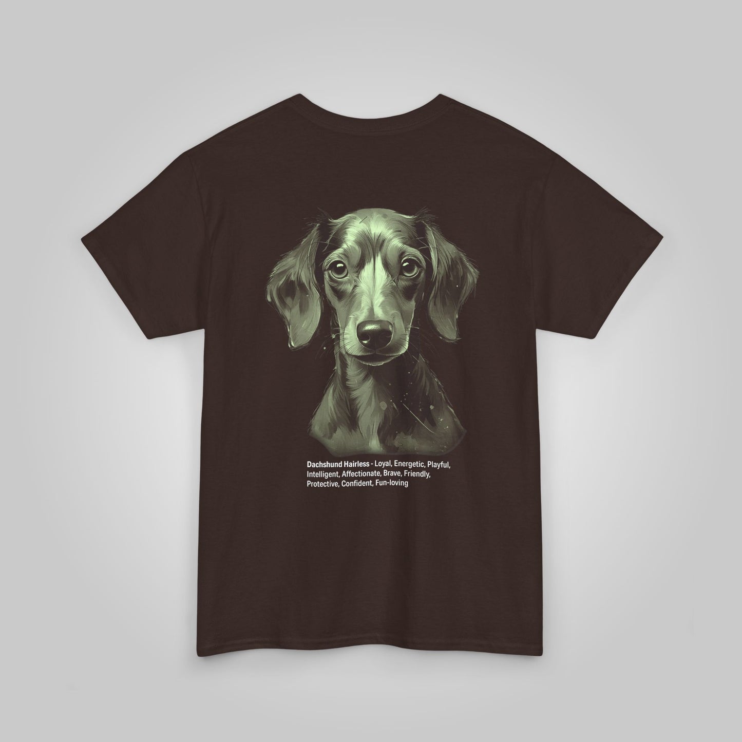 Dachshund hairless Dog Unisex Heavy Cotton Tee - Dachshund hairless Tee