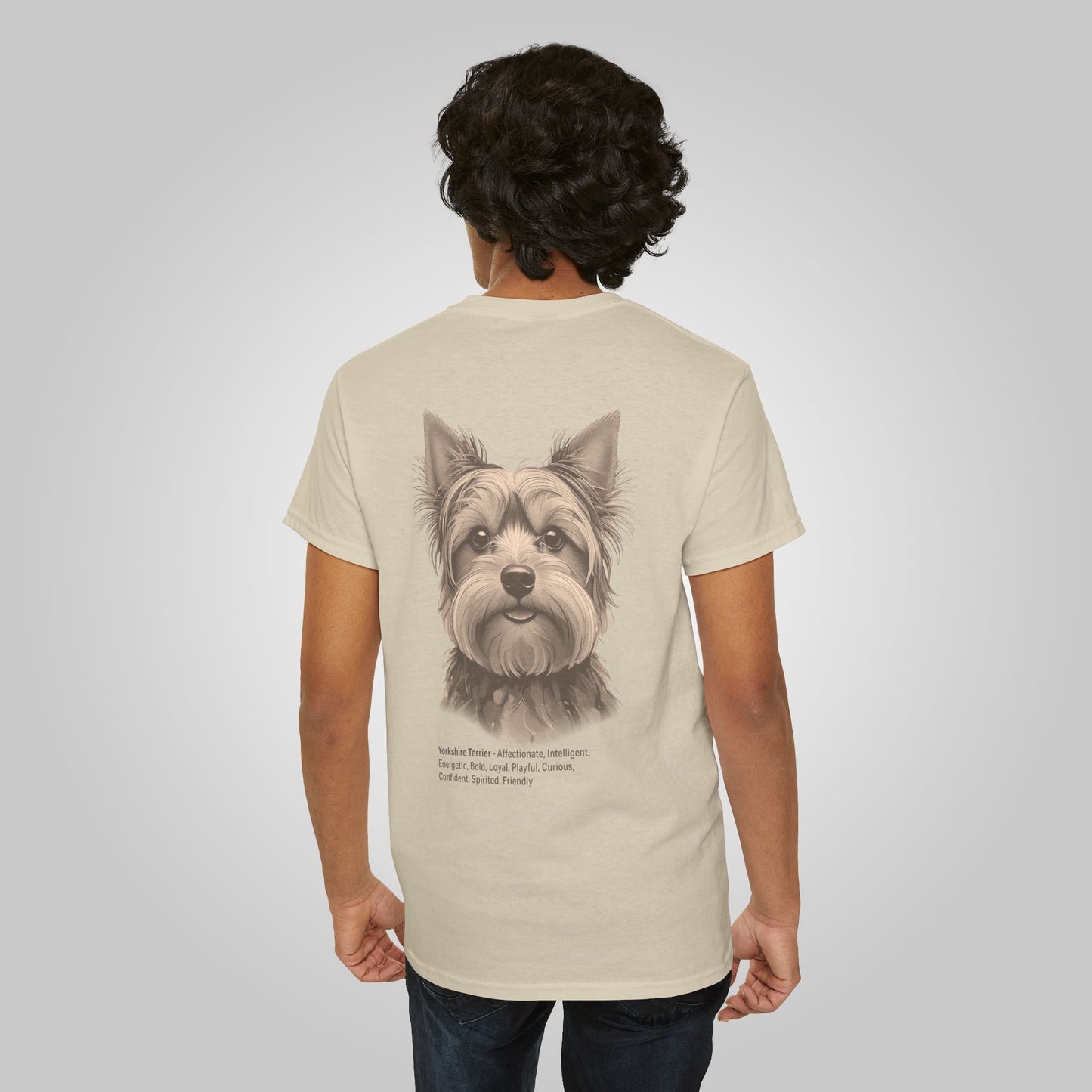 Yorkshire Terrier Dog Unisex Heavy Cotton Tee - Yorkshire Terrier Tee