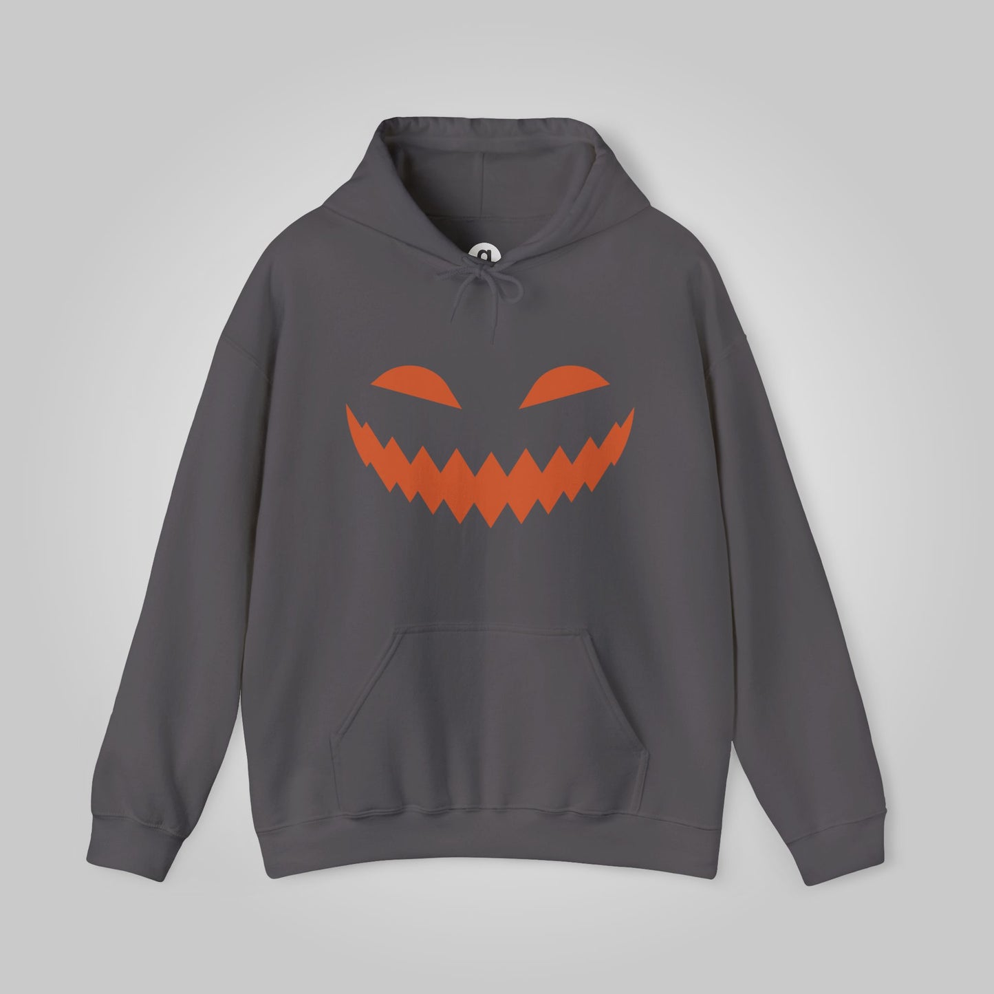 Halloween Pumpkin Smile Unisex Heavy Blend™ Hooded Sweatshirt, Gourd Glow Spooky Smile Hoodie, Halloween Hoodie