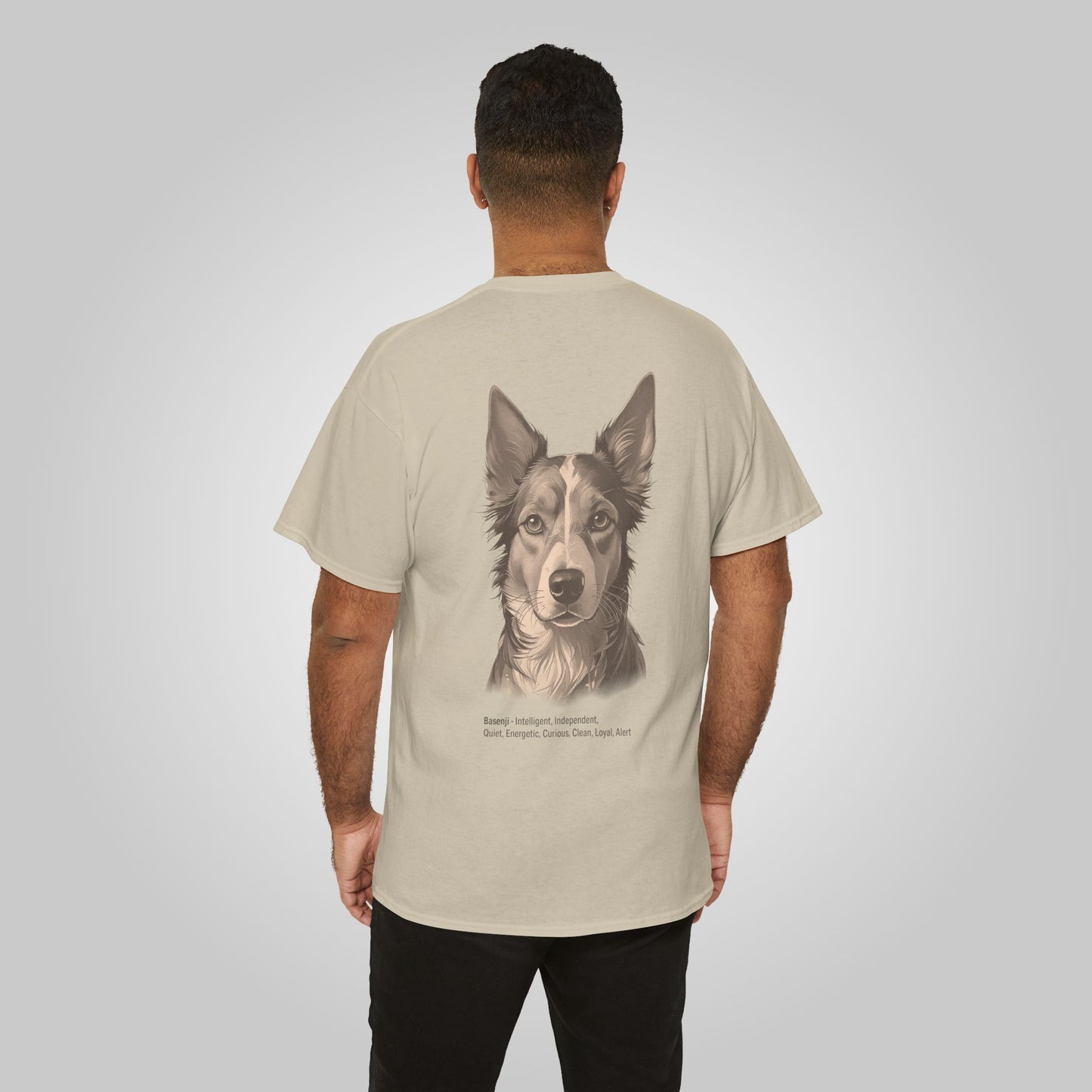 Basenji Dog Unisex Heavy Cotton Tee - Basenji Terrier Tee