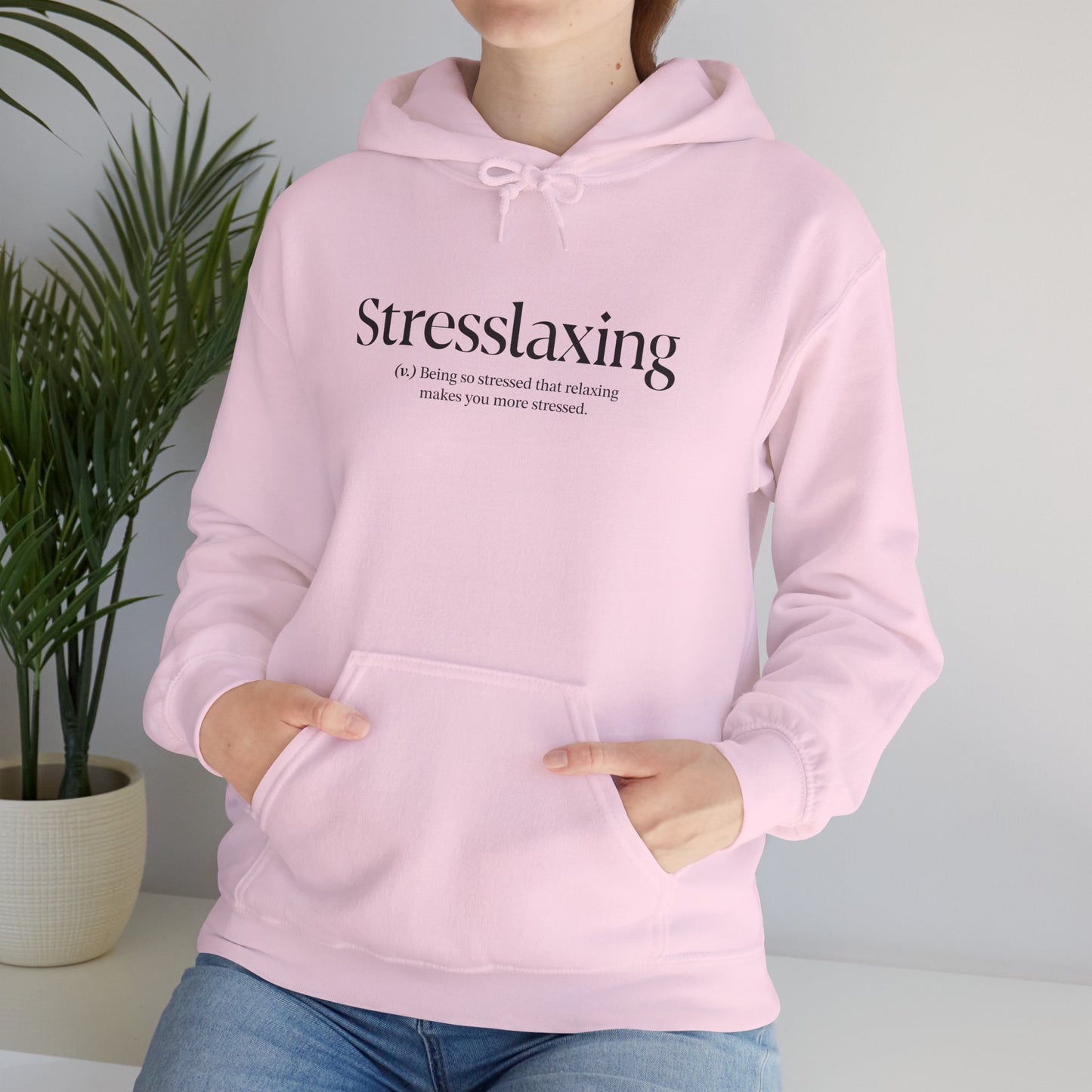 Stresslaxing Unisex Heavy Blend™ Hooded Sweatshirt - Funny Stress Hoodie, Relaxing Hoodie