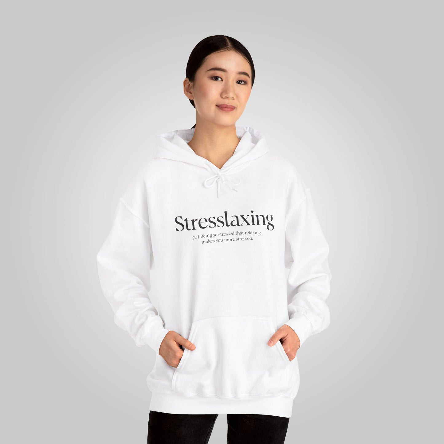 Stresslaxing Unisex Heavy Blend™ Hooded Sweatshirt - Funny Stress Hoodie, Relaxing Hoodie