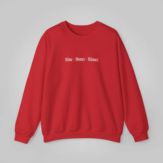 Wine+Dinner Unisex Heavy Blend™ Crewneck Sweatshirt - Winner Sweatshirt