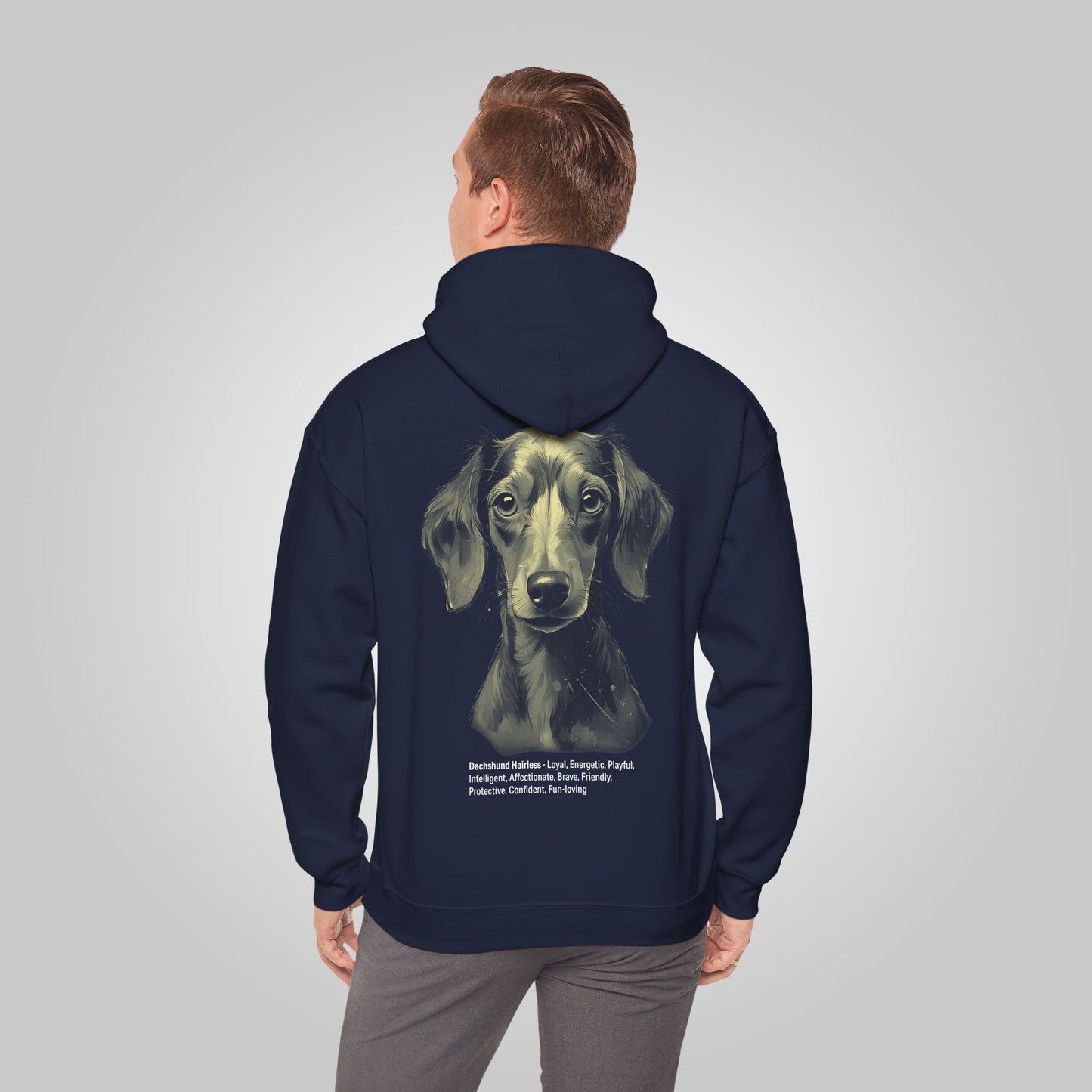 Dachshund hairless Dog Unisex Heavy Blend™ Hooded Sweatshirt - Dachshund hairless Hoodie