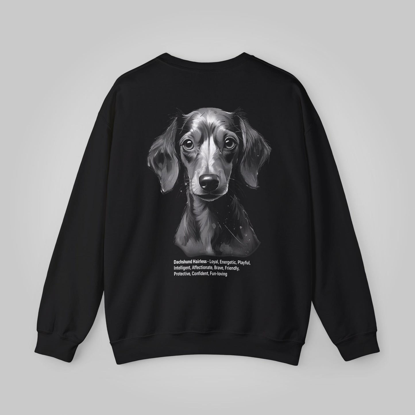 Dachshund hairless Dog Unisex Heavy Blend™ Crewneck Sweatshirt - Dachshund hairless Sweatshirt