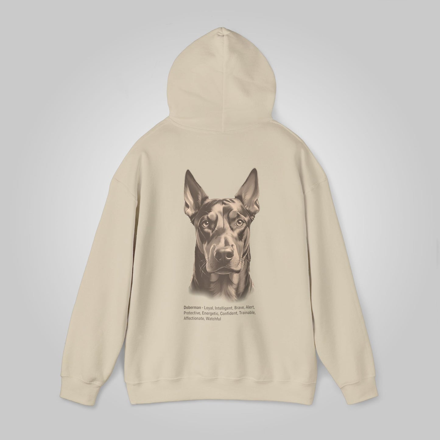 Doberman Dog Unisex Heavy Blend™ Hooded Sweatshirt - Doberman Hoodie