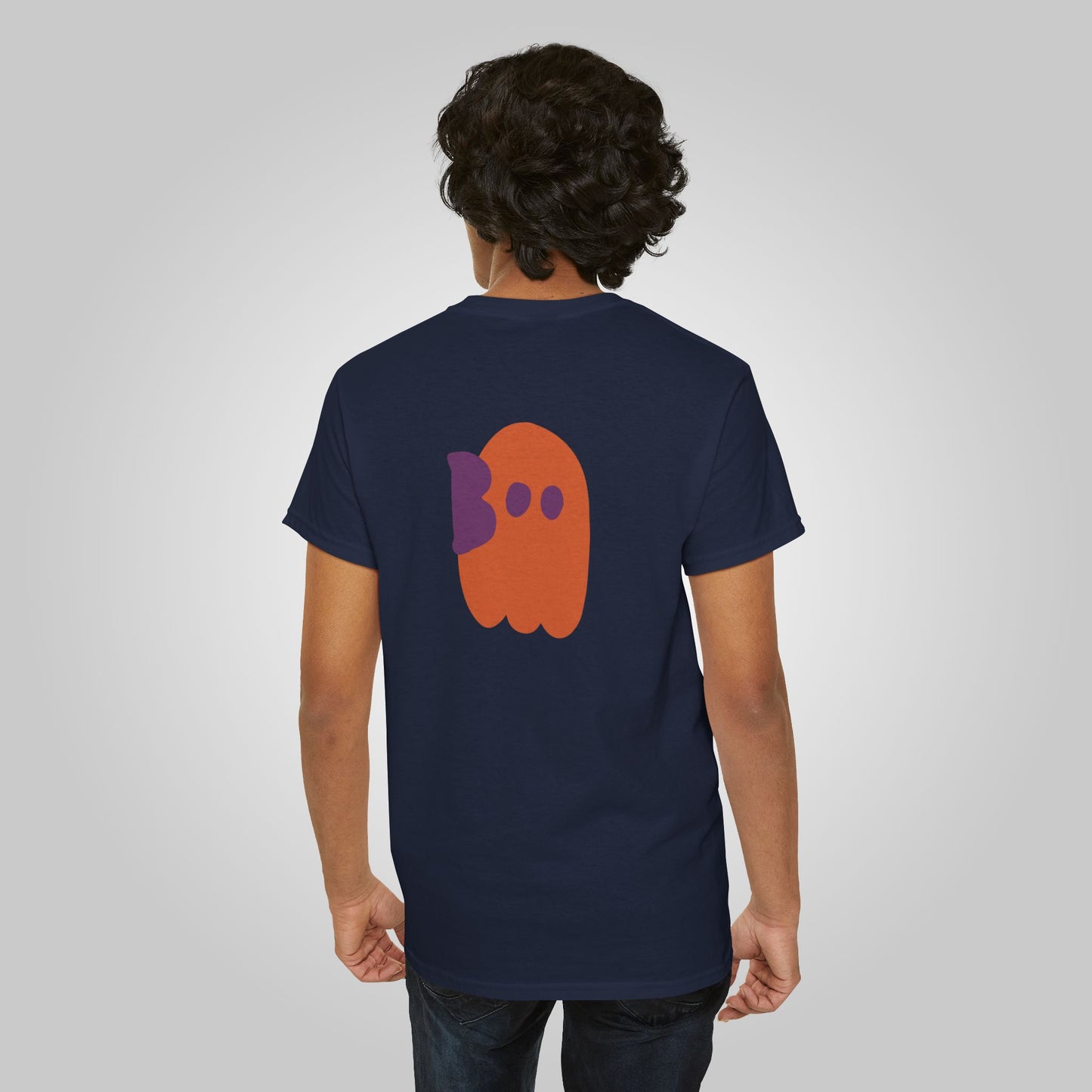 Halloween Boo Unisex Heavy Cotton Tee, Ghostly Gotcha Boo T-Shirt, Halloween Tee