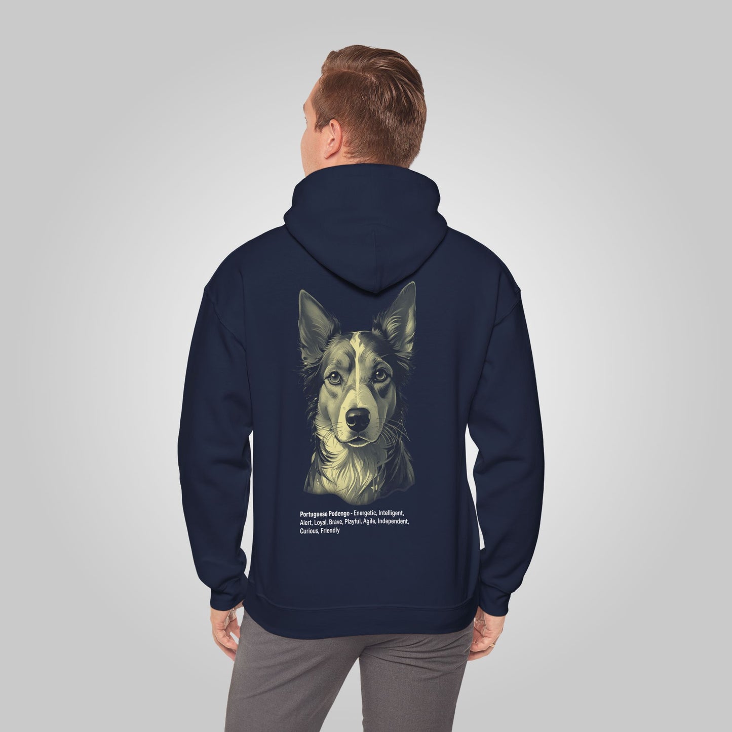 Portuguese Podengo Dog Unisex Heavy Blend™ Hooded Sweatshirt - Portuguese Podengo Hoodie