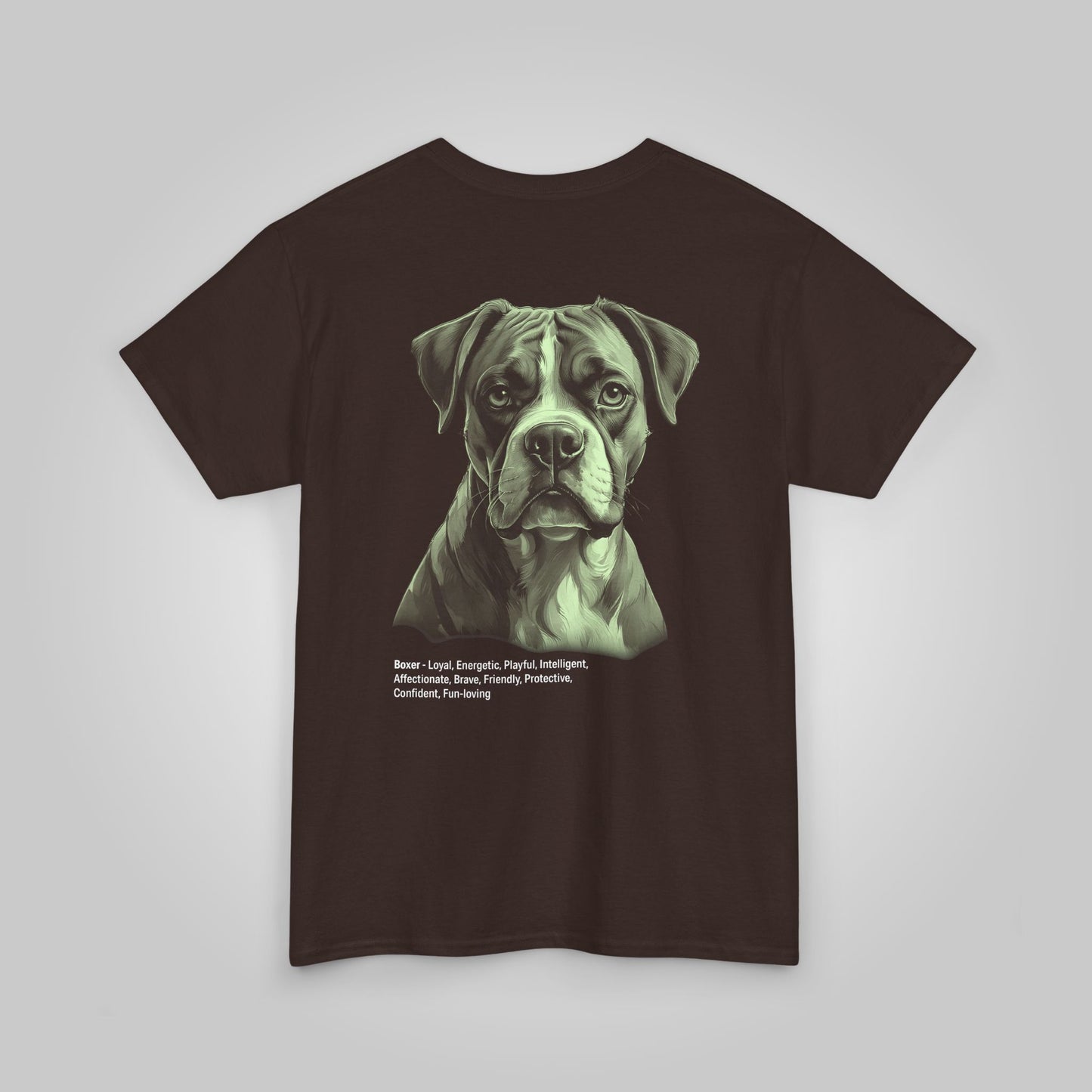 Boxer Dog Unisex Heavy Cotton Tee - Boxer Tee