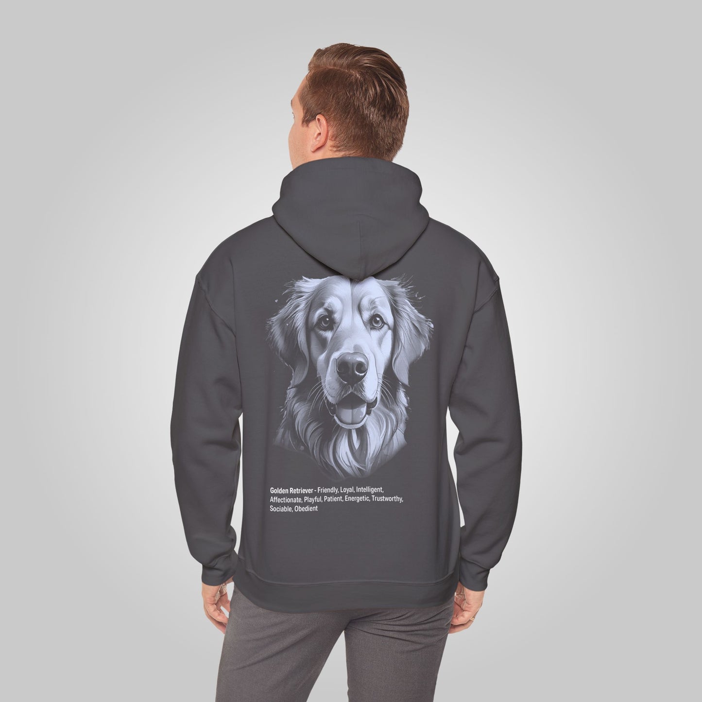 Golden Retriever Dog Unisex Heavy Blend™ Hooded Sweatshirt - Golden Retriever Hoodie