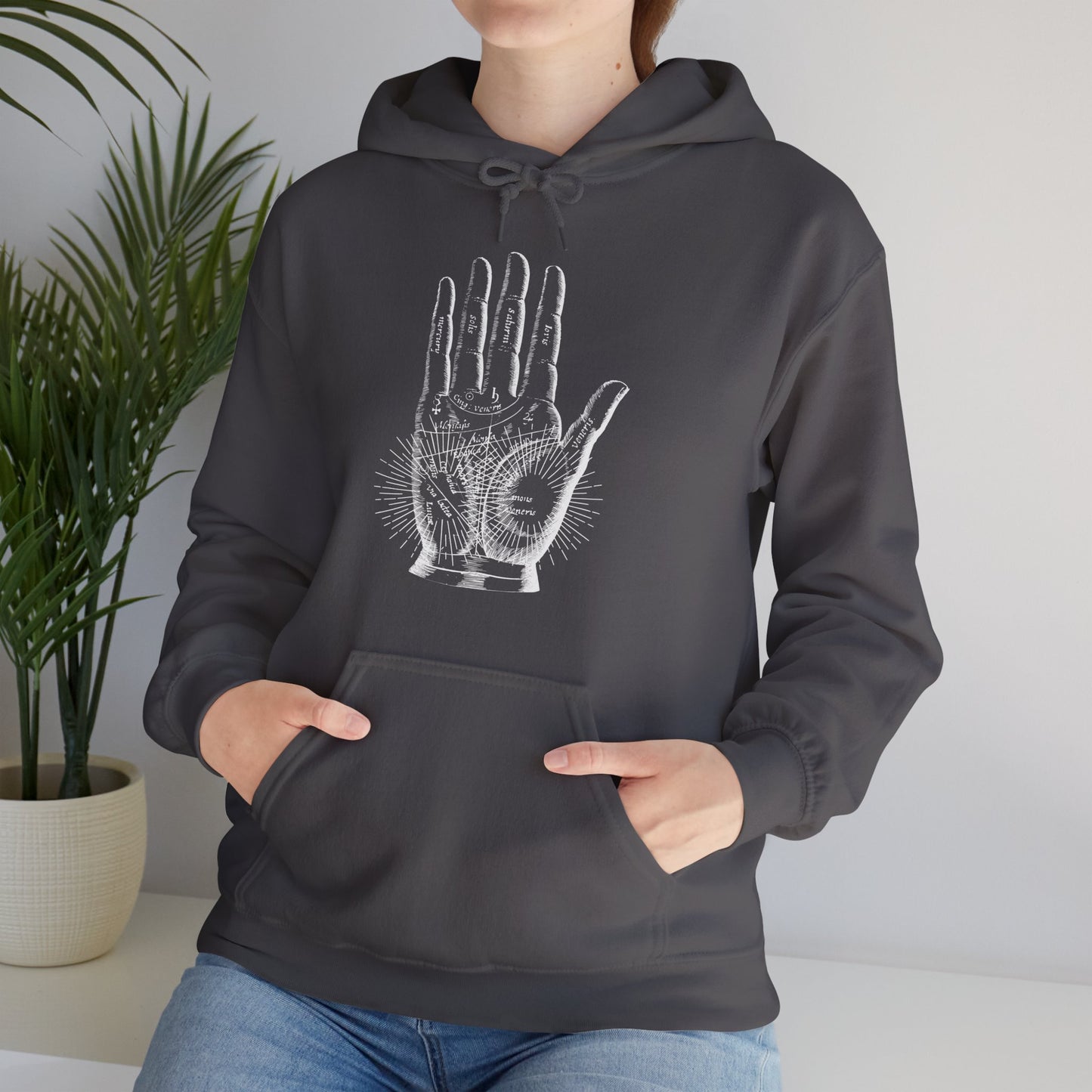 Halloween Hands of Destiny Unisex Heavy Blend™ Hooded Sweatshirt, Guided by Fate  Hoodie, Halloween Hoodie